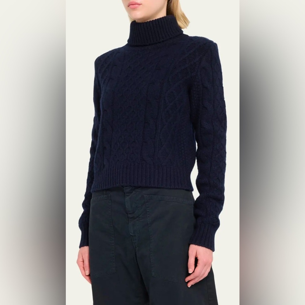 Nili Lotan "Andrina" Merino wool. Navy.